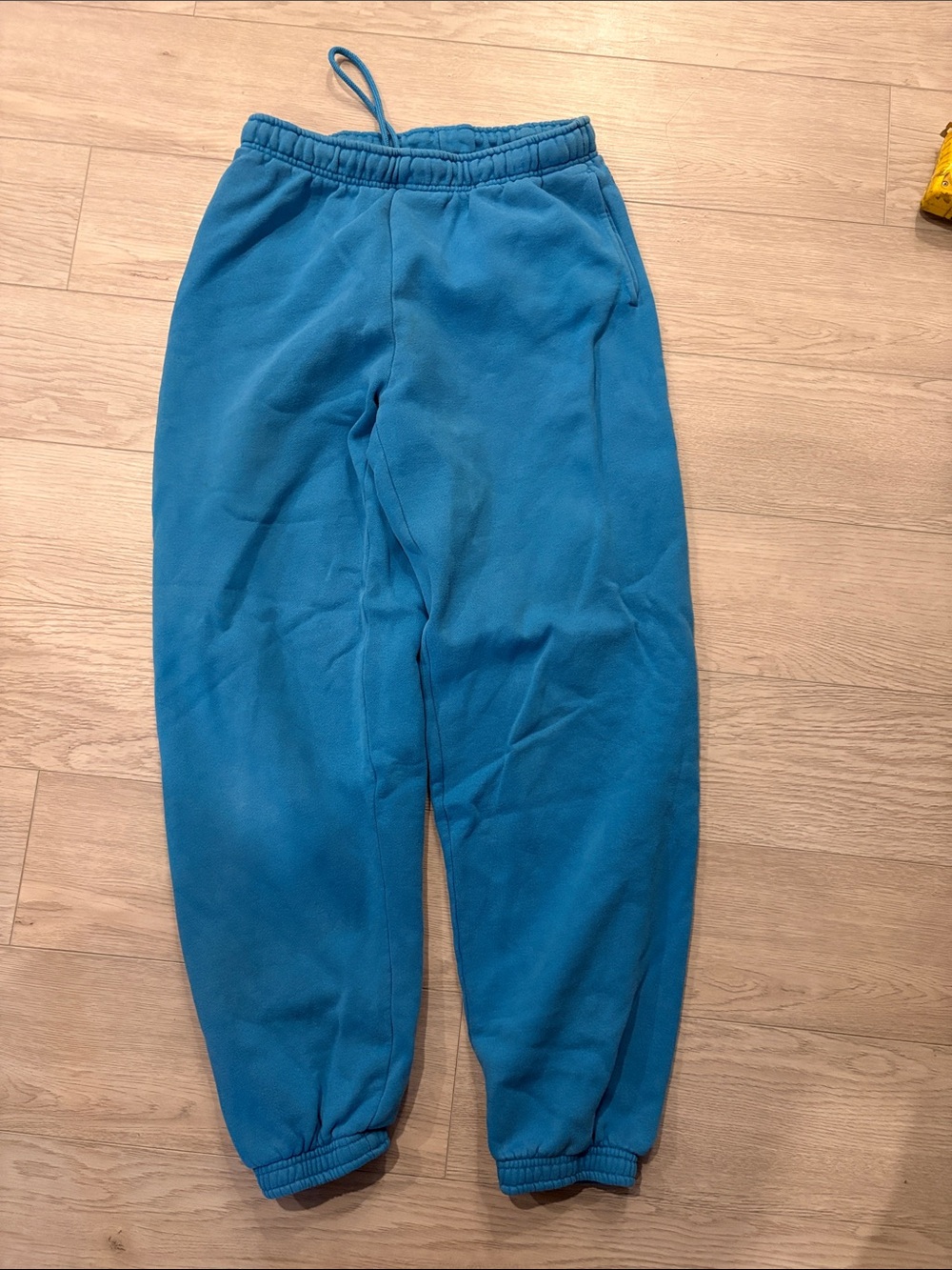TNA Teal Blue mega Fleece Joggers